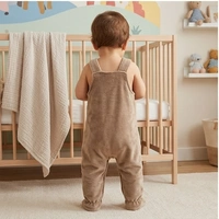 Surplus Baby Organic Cotton Romper for Babies-046 - 0-3 Months