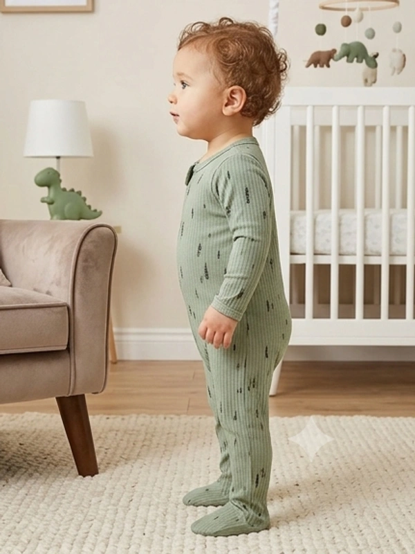 Surplus Baby Organic Cotton Romper for Babies-111 - 3-6 Months