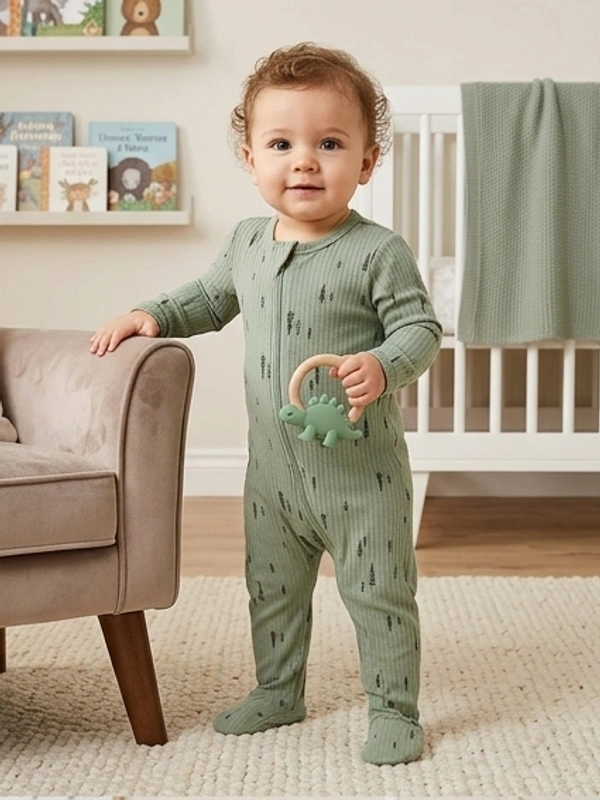 Surplus Baby Organic Cotton Romper for Babies-111 - 3-6 Months