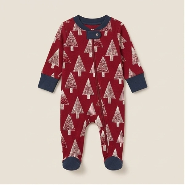 Surplus Baby Organic Cotton Romper for Babies-032 - 0-3 Months