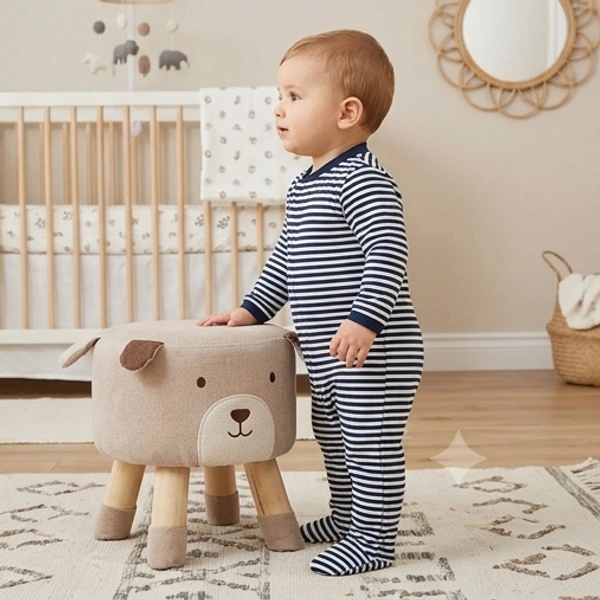 Surplus Baby Organic Cotton Romper for Babies-092 - 3-6 Months