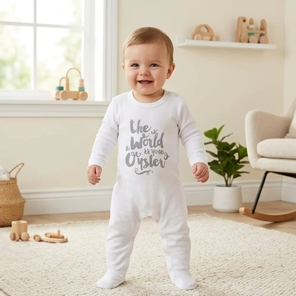 Surplus Baby Organic Cotton Romper for Babies-116 - 3-6 Months