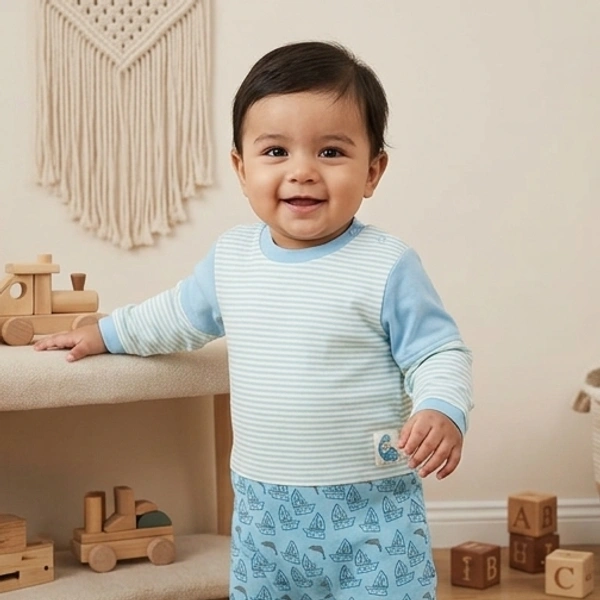 Surplus Baby Organic Cotton Romper for Babies-153 - 9-12 Months