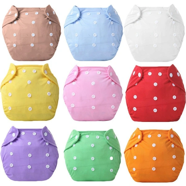 NewbieKid Reusable Cloth Diaper – Premium Adjustable Baby Nappy WITH 2 LAYER PAD - 1