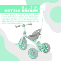 Dash Nexa With Eva Wheels Kids/Baby Tricycle, Tricycle For Kids 1.5 To 5 Years, Baby Cycle With Bottle Container And Storage Basket With Parental Control