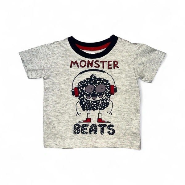 Grey Melange Monster Headphone Tee

 - 0-6 Months