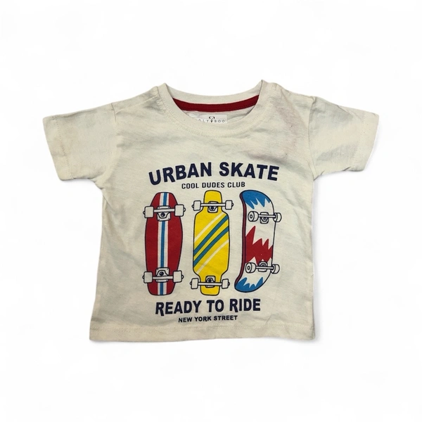Skateboard Trio Baby T-Shirt - 0-6 Months