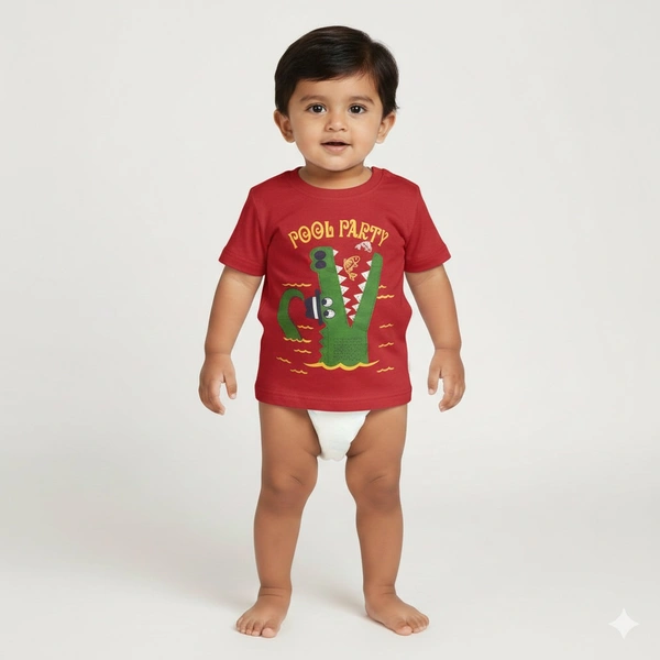 Pool Party Alligator Toddler T-Shirt - 0-6 Months