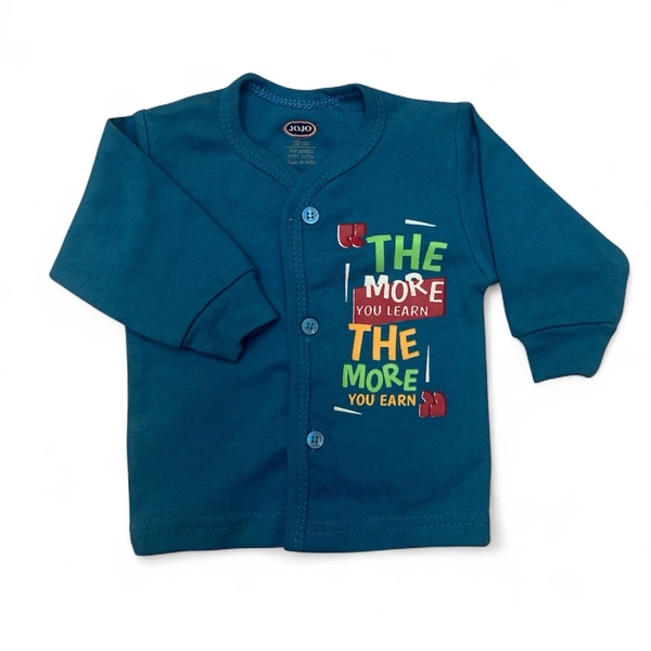 The More You Learn" Inspirational Cardigan/Jacket - 0-6 Months