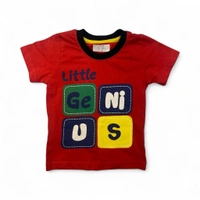 Little Genius" Block-Letter T-Shirt - 0-6 Months