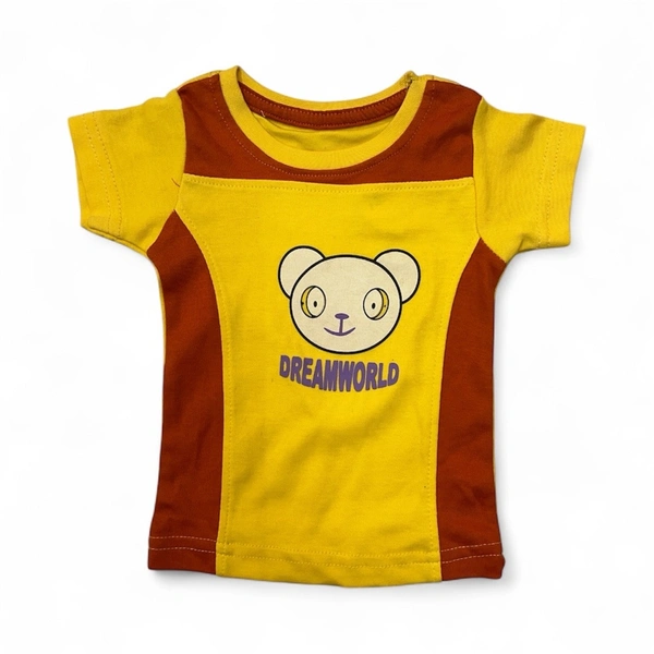 Dreamworld Bear" Color-Block T-Shirt - 0-6 Months