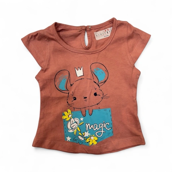 Magic Mouse" Cap-Sleeve Baby Top - 0-6 Months