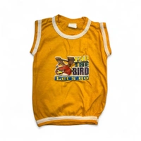 Angry Birds 'Flip the Bird' Character Print Child's Sleeveless Vest (Golden Yellow) - 6-12 Months