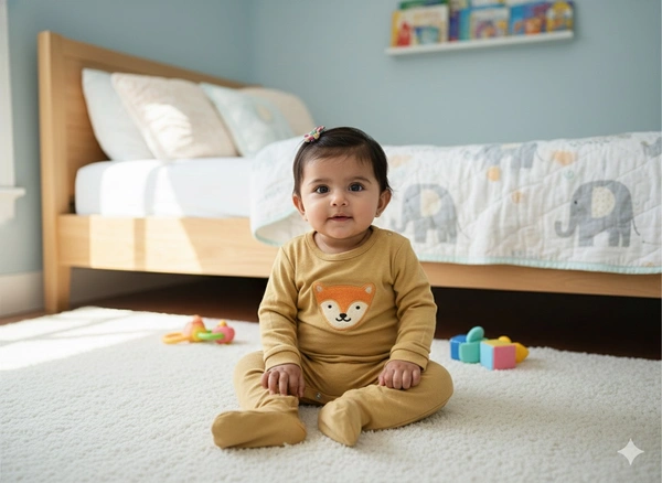 Surplus Baby Organic Cotton Ribbed Romper 111 for Newborns (0–3M | 3–6M | 6–9M | 9–12M) - 0-3 Months - 0-3 Months - 0-3 Months - 0-3 Months - 3-6 Months - 3-6 Months - 6-9 Months