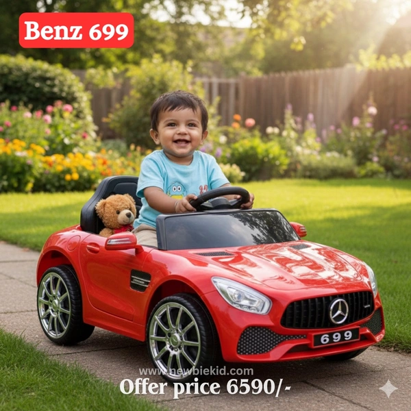 Newbie Premium Mercedes Benz Style Electric Ride-On Toy Car for Kids