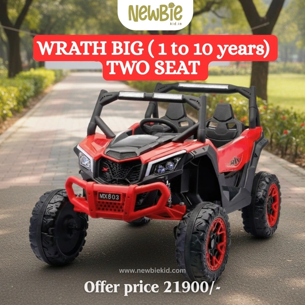Newbie Wrath Big Two Seater Electric Off Road Ride On Jeep