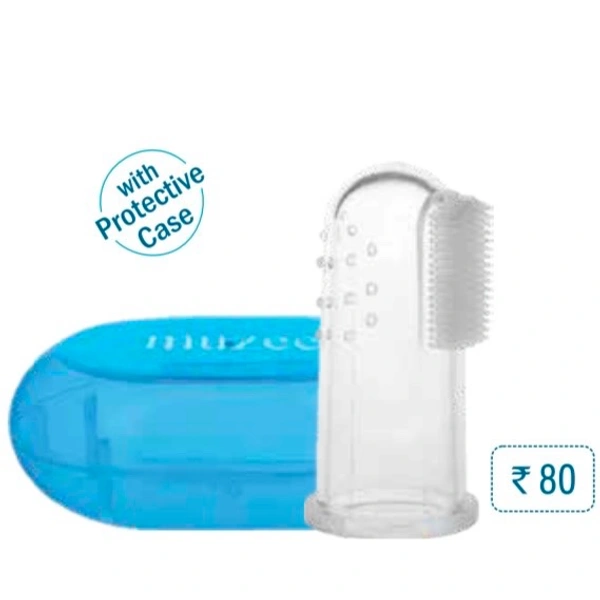 Muzee Silicone Finger Toothbrush & Gum Massager