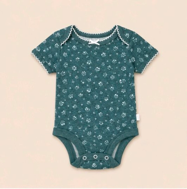 Baby Organic Cotton Onesiesfor Babies 1001 - 0-3 Months