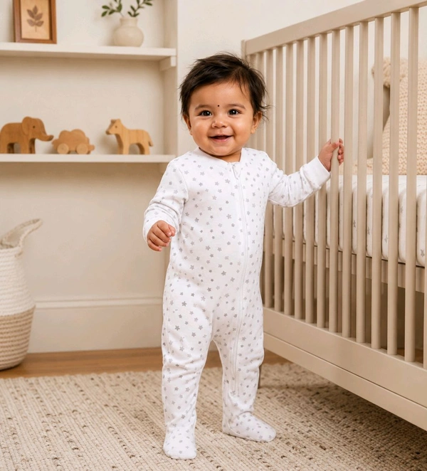 Surplus Baby Organic Cotton Romper for Babies-002 - 3-6 Months