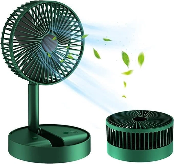 Portable Desk Fan,Foldable Fan Pedestal Stand Floor Fan Adjustable, Mini USB Table Fan for Home Office Desk Kitchen