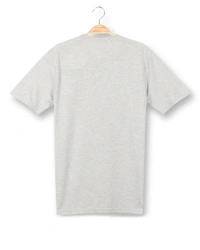 Cotton Rich Round Neck Graphic Print T-Shirt For Mens - STRONG - XL, Grey