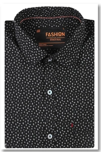 100% Cotton Casual Wear All Over Print for Men - M, Navy
