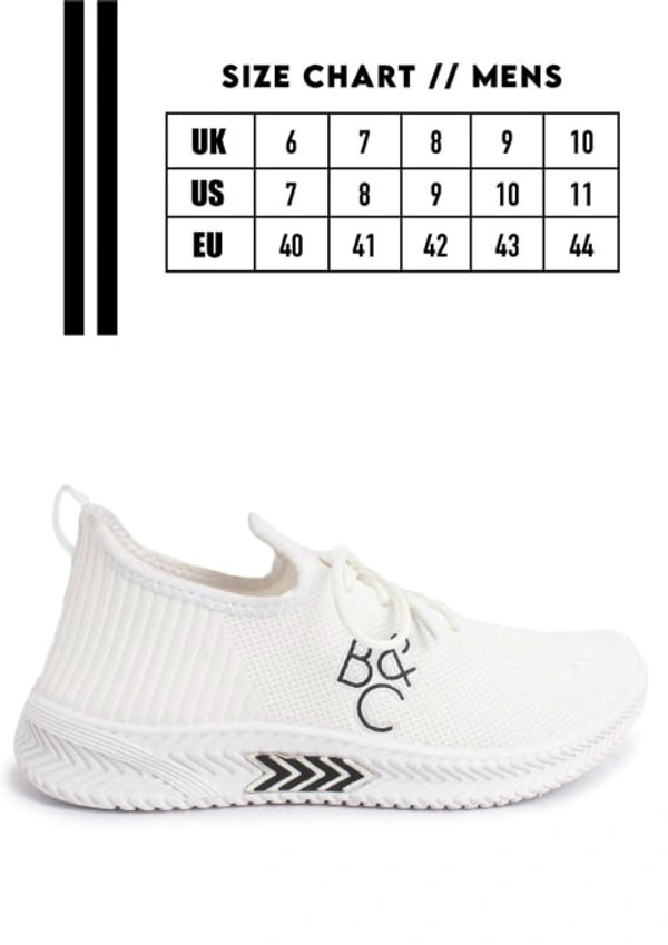 FLYNET UPPER EILA-02 WH PVC SOLE Men's Sports Shoes - IND-8, White