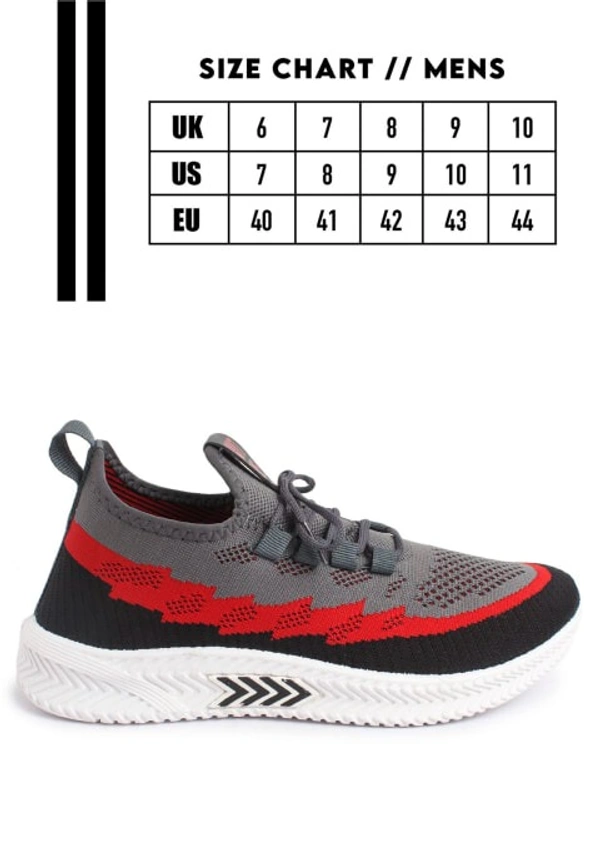 FLYNET UPPER RADIO-02 DG PVC SOLE Men's Sports Shoes - IND-8, Dark Grey