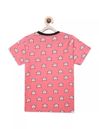 100% Cotton Half Sleeves Graphic Print T-Shirts for Boys - 4-5 Years(24), Multicolor