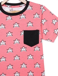 100% Cotton Half Sleeves Graphic Print T-Shirts for Boys - 4-5 Years(24), Multicolor