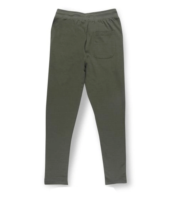 Cotton Rich Logo Printed Trackpant / Nightwear Sleepwear For Men - S, Olive