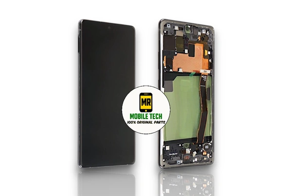 Samsung Galaxy S10 Lite Care Orignal Display With Frame- Black - Black