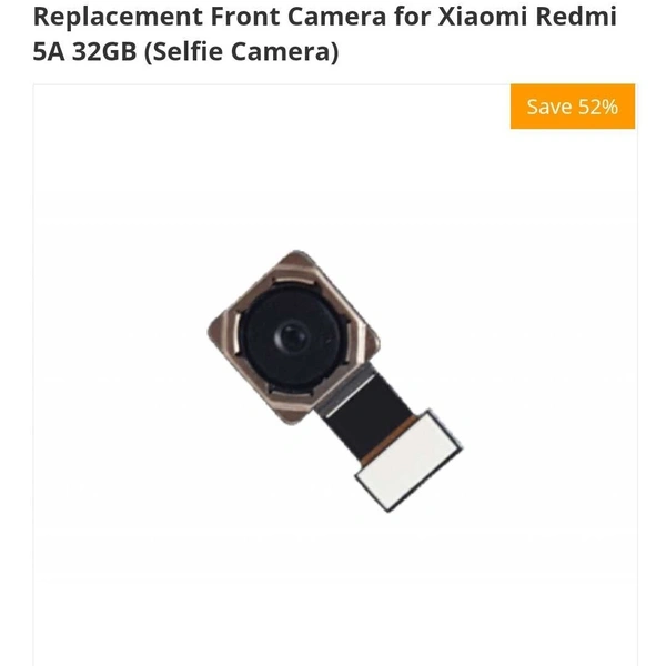 Redmi Mi/Redmi 5A Original Front Camera Module – 14 Days Warranty