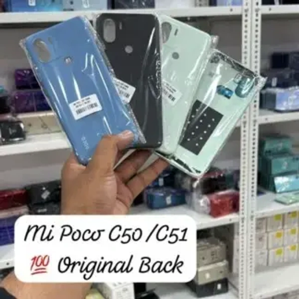 Redmi Original Back Panel for Mi Poco C50 – Premium Replacement