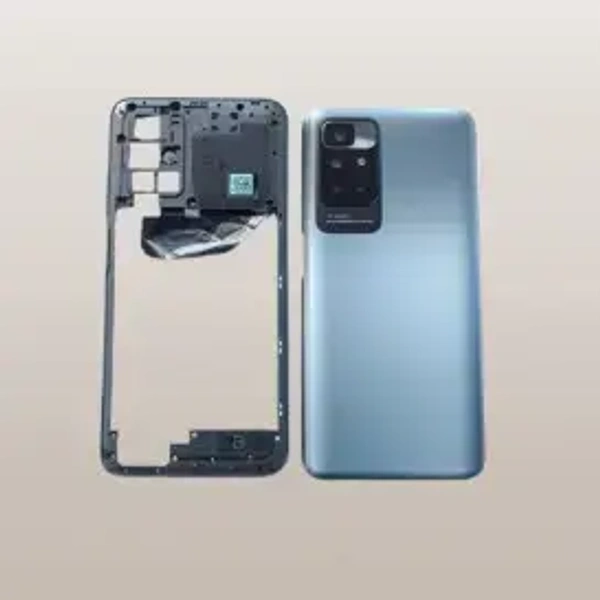 Redmi 10 Prime Back Panel + Side Ring (Dark Blue)