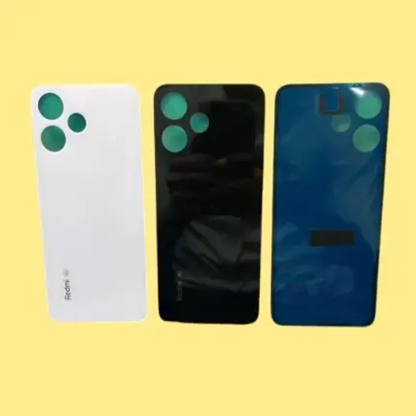 Redmi 12 5G Care Original Back Panel with Camera Glass Black