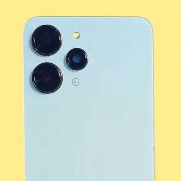 Redmi 12 5G Care Original Back Panel with Camera Glass Lake Blue