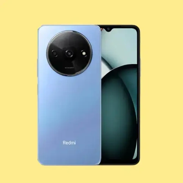 Redmi A3 Care Original Back Panel with Camera Glass-Lake Blue
