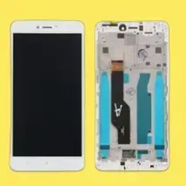 Redmi Note 4 Original Display with Frame | LCD + Touch Combo | 100% Genuine Quality - black