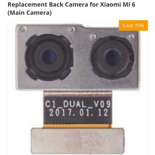 Redmi/Xiaomi 6 Original Back Camera (Main) Module – 14 Days Warranty