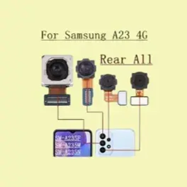 Samsung A23 4G Back Camera Module Set – Original Quality | 4 Rear Cameras