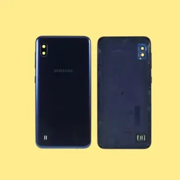 Samsung Galaxy A10 back panel with camera glass in black