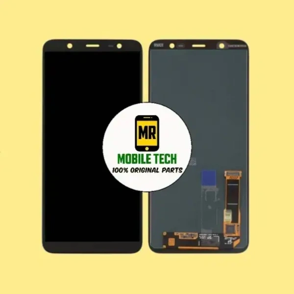 Samsung Galaxy J8 Original Super AMOLED Display with Frame – With All Parts Assembled