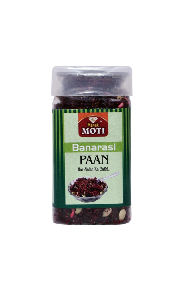 Manak Moti Banarasi Paan Mukhwas - Premium Dry Sweet Paan Mouth Freshener (100g)