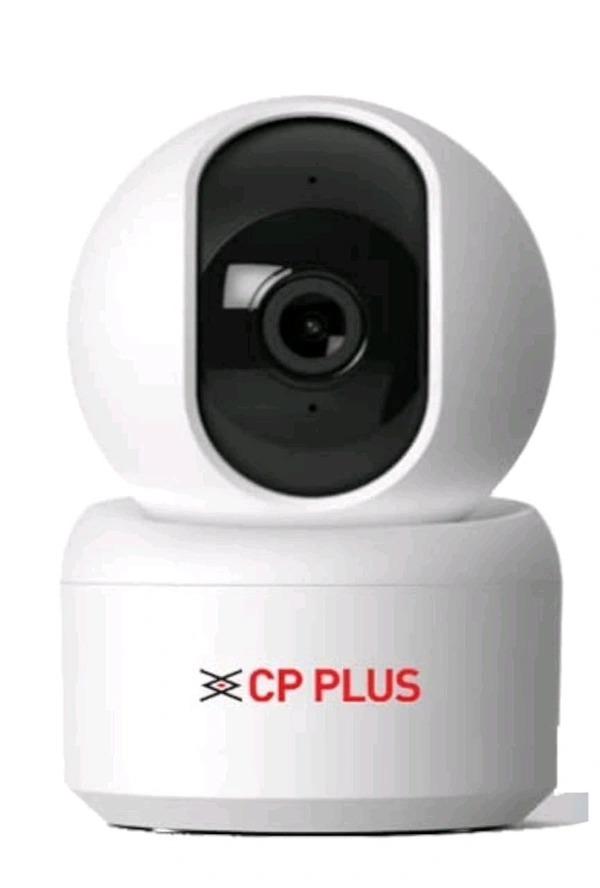 CP PLUS 2MP Full HD Smart Wi-Fi CCTV Home Security Camera -360° with Pan Tilt- View And Talk- Motion Alert -Night Vision Suupport - SD Card (Upto 128 GB), Google & Alexa Support - IR Distance 10mtr -CP-E25A - Without Installation