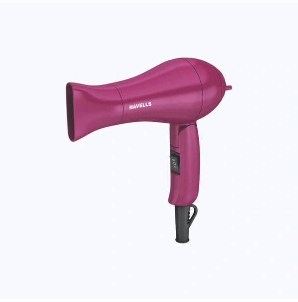 Havells Foldable Hair Dryer,2 Heat Settings,Heat Balance Technology|Hair Dryer|1000w Purple