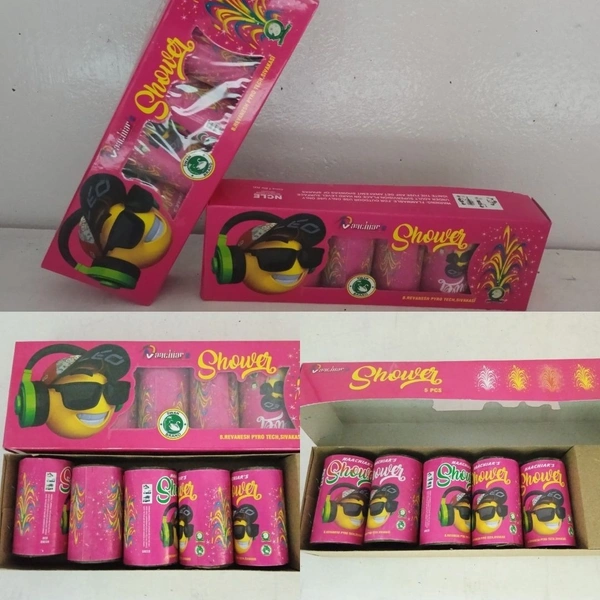 Disco Shower (Carnivel) (5pcs), டிஸ்கோ ஷாவர் 