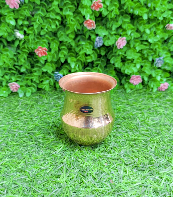 VIKRAM METAL Copper Parsi Lota 150 ml - 2.58 INCH