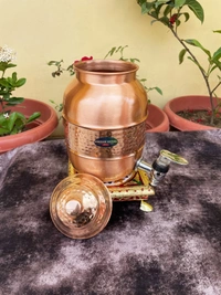 VIKRAM METAL Copper Richlook water dispenser with tap - 9 INCH, 2000ML