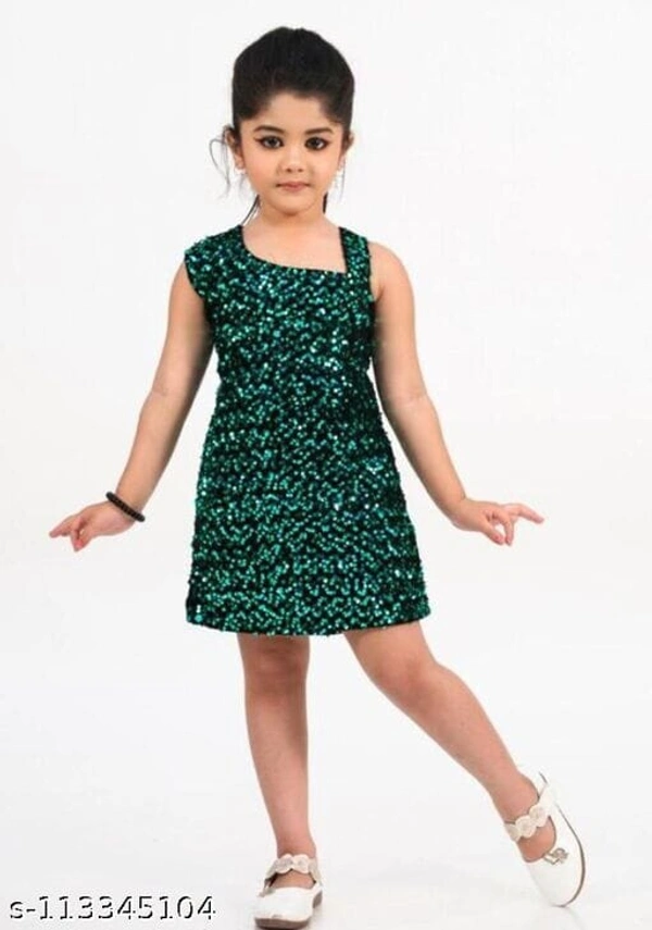 Frocks & Dresses  - Wine & Bottle Green, 1 Yr To 8 Yr